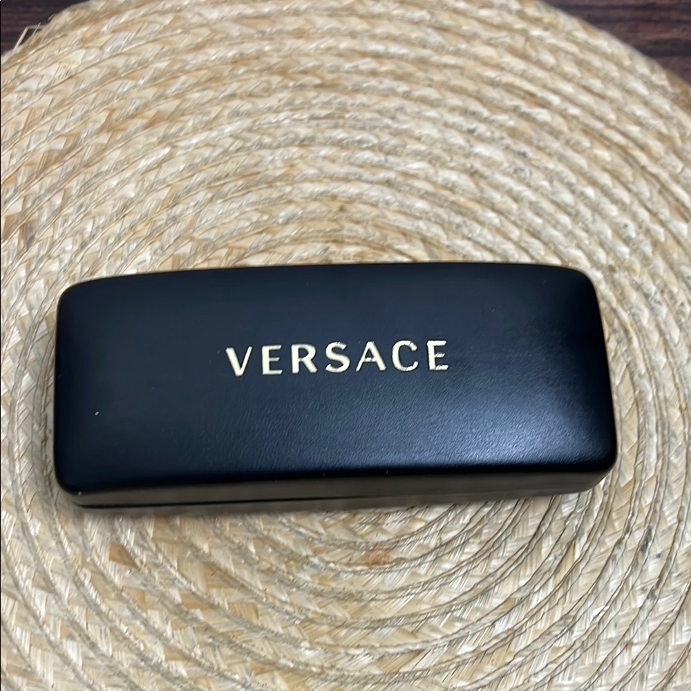 Versace Black Eyeglass Case
